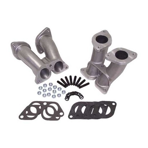  Kit de pipes d'admission CSP pour montage de carburateurs Weber 40 IDF pour Porsche 356 - RS63045 