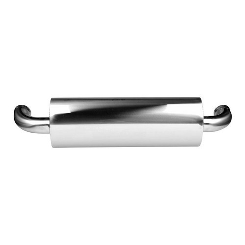 Stainless steel DANSK "sport" exhaust system for Porsche 911 type 964 Carrera (1989-1994) - single tailpipe - RS64043