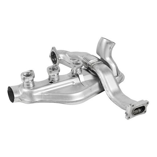 Stainless steel DANSK "sport" exhaust system for Porsche 911 type 964 Carrera (1989-1994) - twin tailpipes - RS64044
