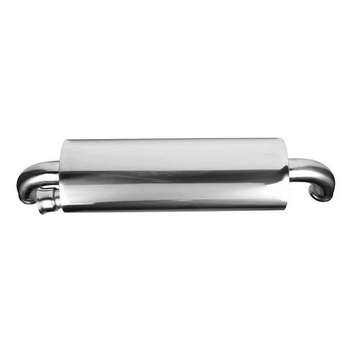 Ligne d'échappement inox DANSK "sport" pour Porsche 911 type 964 Carrera (1989-1994) - double sortie - RS64044