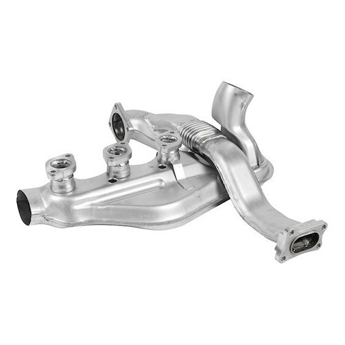 Stainless steel DANSK "sport" decatalyzed exhaust system for Porsche 911 type 964 Carrera (1989-1994) - single tailpipe - RS64045