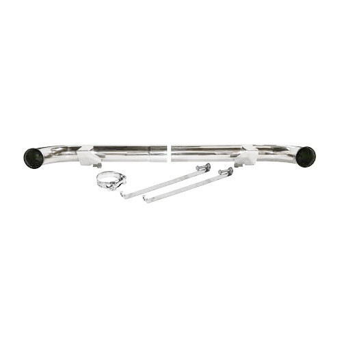 Ultrasport Tube Cup" stainless steel exhaust system after exchangers for Porsche 911 type 964 Carrera (1989-1994) - single outlet - RS64046