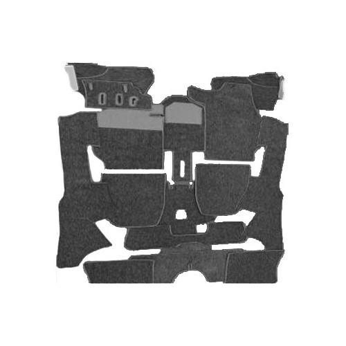  Complete interior carpet for Porsche 911 and 912 Coupé (1969-1973) - grey - RS66002 