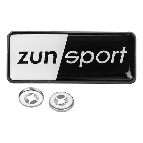 Complete set zwarte ZUNSPORT-voorroosters voor Porsche Cayman type 981 - zonder parkeersensoren - RS81000