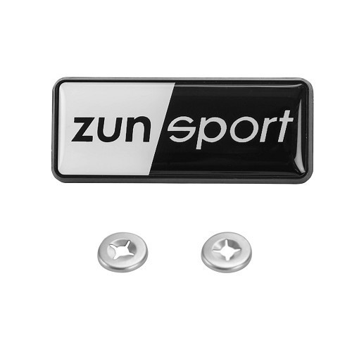 Complete set zwarte ZUNSPORT-voorroosters voor Porsche Cayman S type 981 PDK-versnellingsbak - zonder parkeersensoren - RS81002