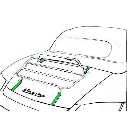 Gepäckträger für Porsche 986 Boxster (1997-2004) - RS90405