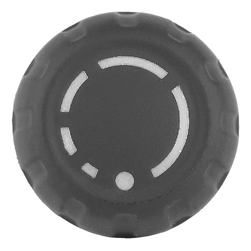  Left-hand radio control knob for Porsche Cayman type 987 (2006-2008) - RS91053 