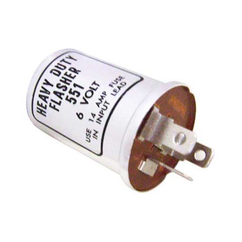  Relais 6V von Blinkzentrale 6 Volt 3-polig für Porsche 356 (1950-1965) - RS91330 