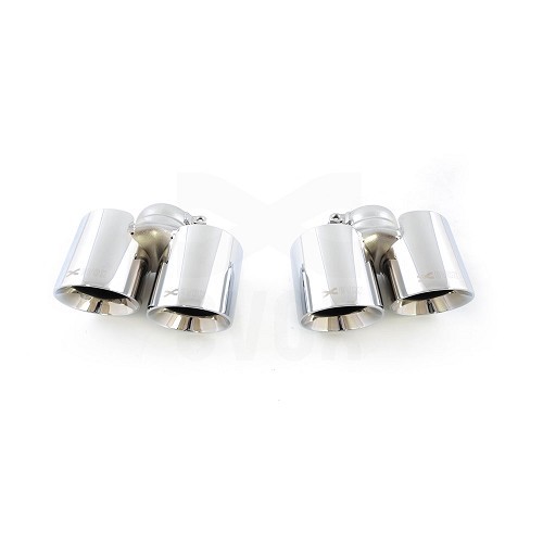 EVOX Chrome Exhaust Outlets for Porsche 997-2 3.6 - RS91600