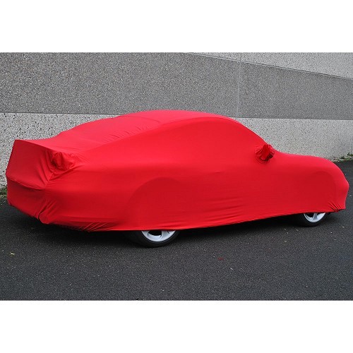 Red custom-made protective cover for Porsche 997 (2005-2013) - RS91619