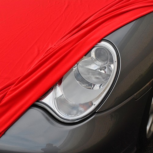 Red custom-made protective cover for Porsche 997 (2005-2013) - RS91619