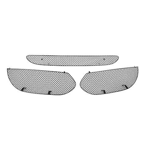  Grelhas de pára-choques dianteiras pretas ZUNSPORT para Porsche 987 Boxster S (2009-2012) - RS91730 