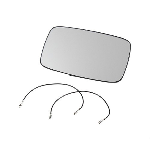  Exterior mirror glass for Porsche 924 (1976-1988) - rotating ring mounting - RS91789 