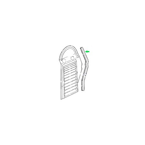  Joint de couvercle de radiateur d'huile moteur Porsche 911 et 930 (1984-1989) - RS91878 