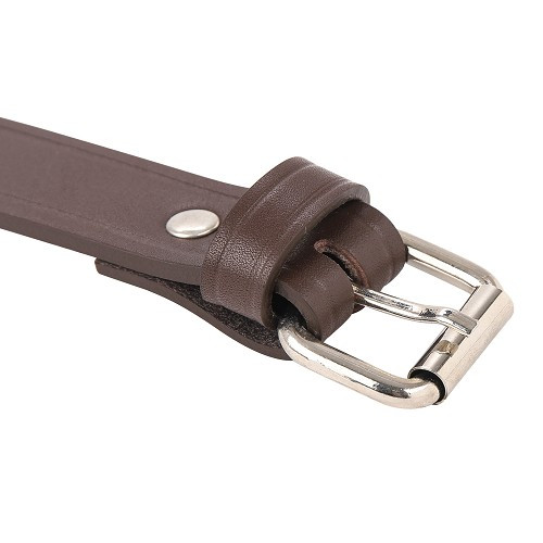 Brown leather spare tire strap for Porsche 356 Pre-A, A, B and C (1950-1965) - RS92100