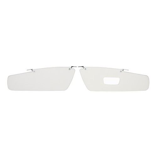  Left and right sun visors for Porsche 356 BT6 and C coupé (1962-1965) - cream color - RS92102 