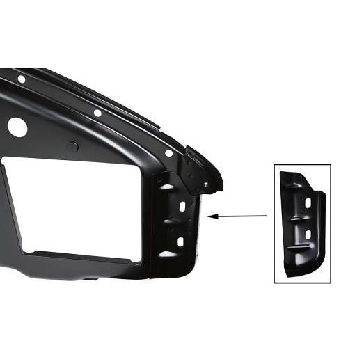 Tôle de réparation DANSK de doublure d'aile avant pour Porsche 911 type F et 912 (1969-1973) - côté droit - RS92149