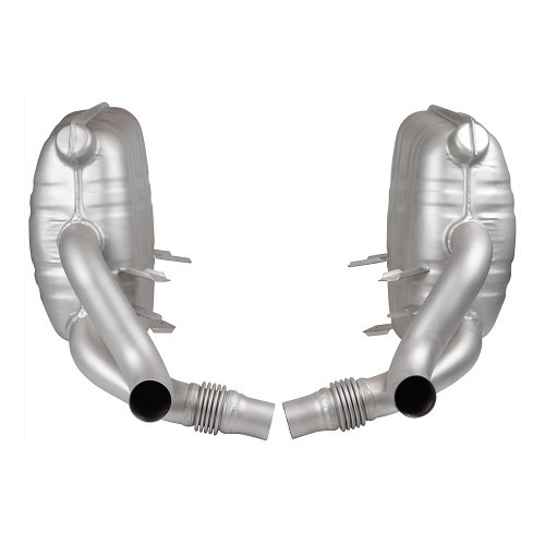     
                
                
    Stainless steel DANSK sports exhaust silencer for Porsche 911 type 997 Carrera phase 1 (2005-2008) - original style - RS92217
