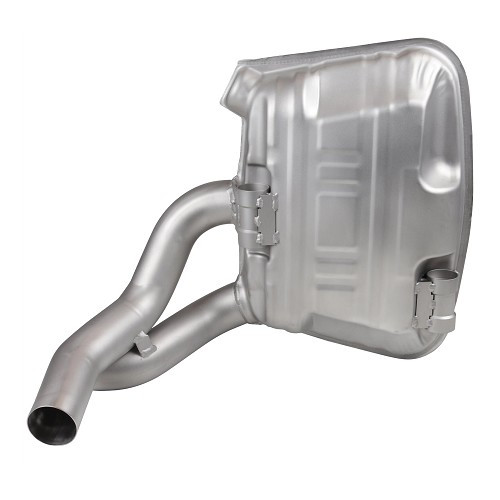 Stainless steel DANSK sports exhaust silencer for Porsche 911 type 997 Carrera phase 2 (2009-2012) - original style - RS92250