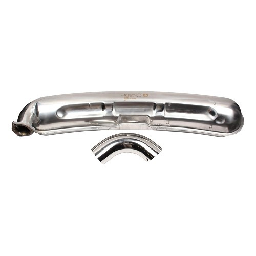  DANSK sport exhaust silencer in stainless steel with weld end for Porsche 911 type G (1975-1989) - RS92280-1 