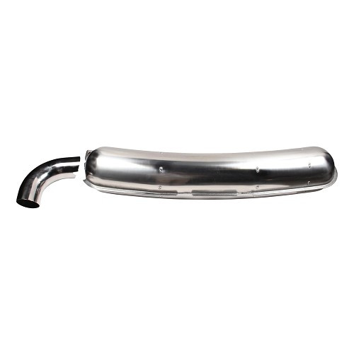  DANSK sport exhaust silencer in stainless steel with weld end for Porsche 911 type G (1975-1989) - RS92280 