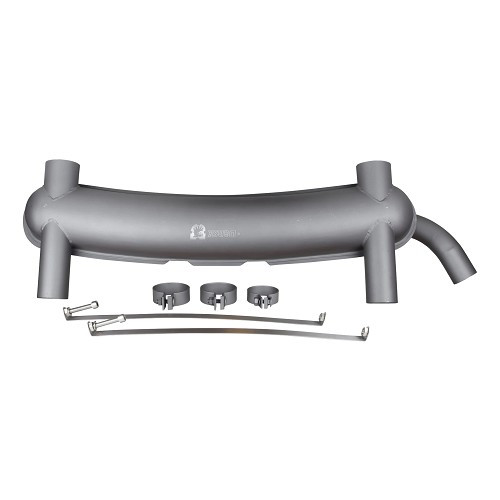  DANSK sport type RSR painted steel exhaust silencer for Porsche 911 type F and G (1965-1975) - RS92282 