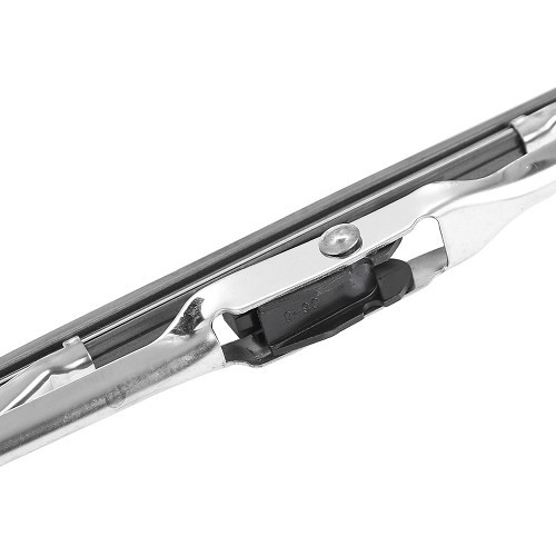 Pair of chromed stainless steel wiper arms and blades for Porsche 911 type F, G and 912 (1968-1989) - RS92290