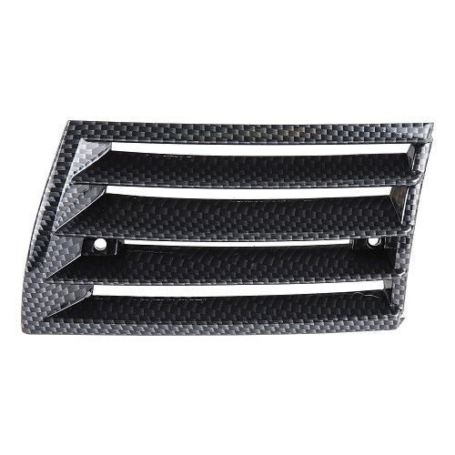  Plastic carbon-style horn grille for Porsche 911 type F (1970-1973) - left side - RS92325 