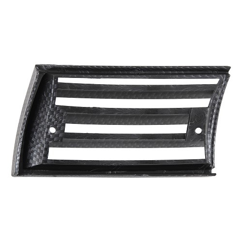 Plastic carbon-style horn grill for Porsche 911 type F (1970-1973) - right side - RS92326