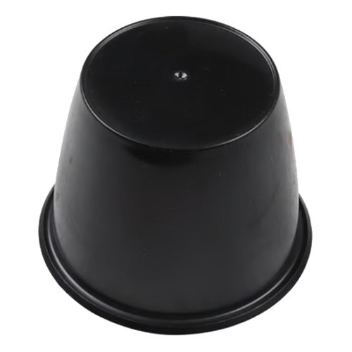  Black plastic hub cap for Porsche 924 (1976-1985) - steel rim - RS92374 