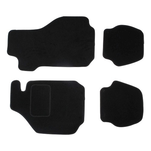  Alfombrillas interiores negras para Porsche 911 tipo G Targa y Cabriolet (1974-1989) - RS92420 