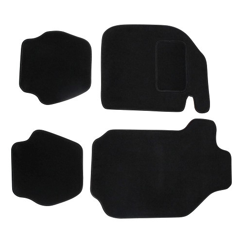  Black interior floor mats for Porsche 911 type G Coupé (1974-1989) - RS92421 