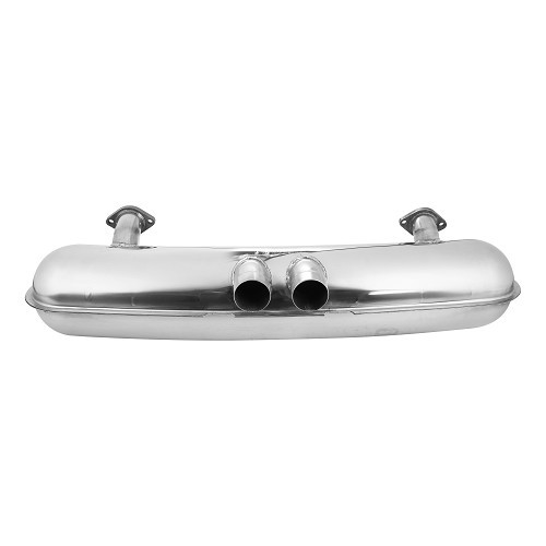  DANSK "GT3 style" sports exhaust silencer in polished stainless steel for Porsche 911 type G (1984-1989) - RS92448 