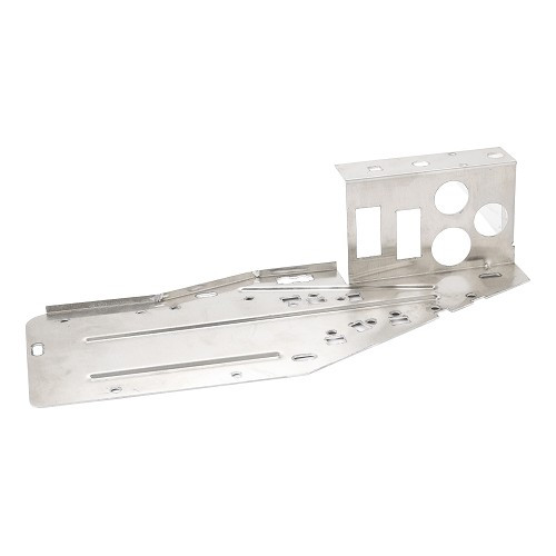     
                
                
    Aluminium relais- en regelaarsteunplaat voor Porsche 911 type F en G (1965-1989) - lange versie - RS92546
