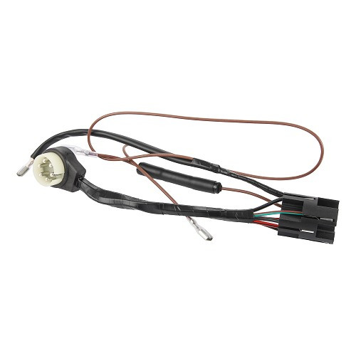  Hazard light switch harness with connectors for Porsche 911 type F and G (1973-1984) - RS92547 