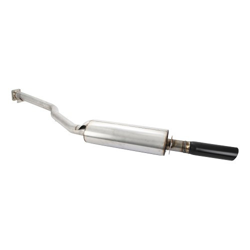  DANSK stainless steel exhaust silencer with black tip for Porsche 944 Turbo (1986-1991) - RS92656 