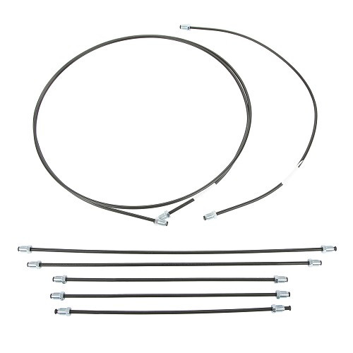  Kit de tuyaux rigides de frein pour Porsche 356 Pré-A et A (1950-1959) - RS92682 