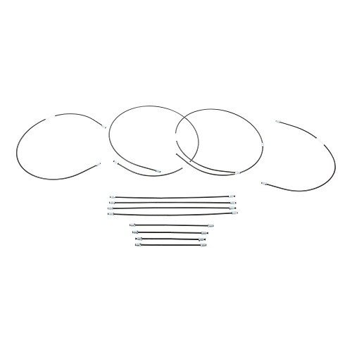  Rigid brake line kit for Porsche 914 (1970-1976) - RS92721 