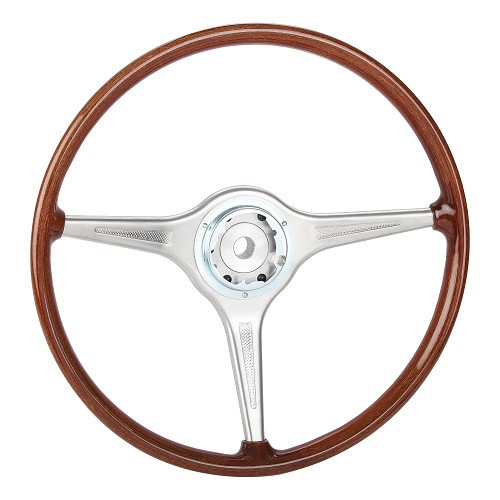  42cm wood-style steering wheel for Porsche 356 B and C (1960-1965) - RS92838 