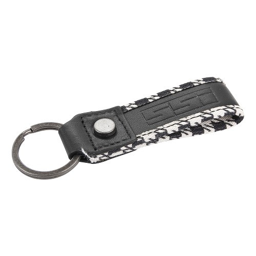 Key case with houndstooth pattern key ring SSI for Porsche - RS92877