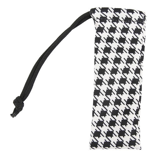 Porta-chaves com porta-chaves com padrão houndstooth SSI para Porsche - RS92877