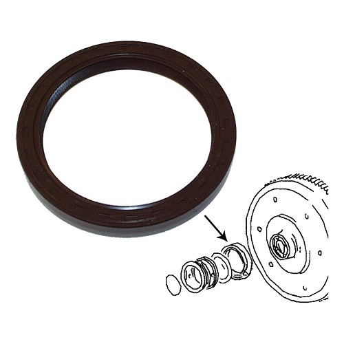  Flywheel spinnaker seal for Porsche 914-4 (1970-1976) - Top quality - RS92968 