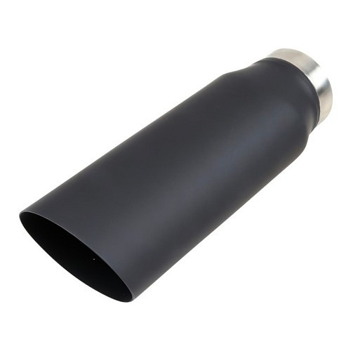  Tubo de escape con silenciador de acero inoxidable DANSK negro mate para Porsche 944 Turbo (1986-1991) - RS92992 