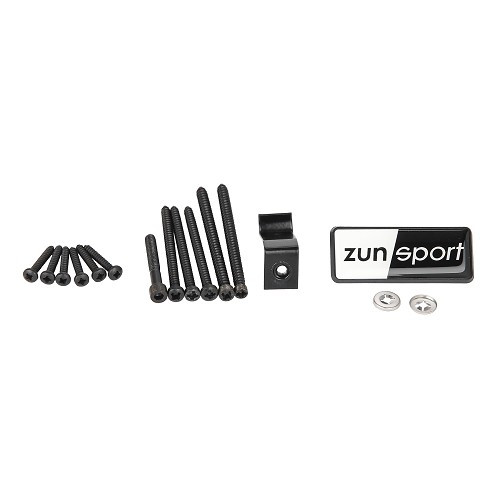 Set completo di protezioni nere per griglia radiatore ZUNSPORT per Porsche Panamera tipo 970 fase 2 (2014-2016) tranne Turbo, Turbo S e GTS - RS98061