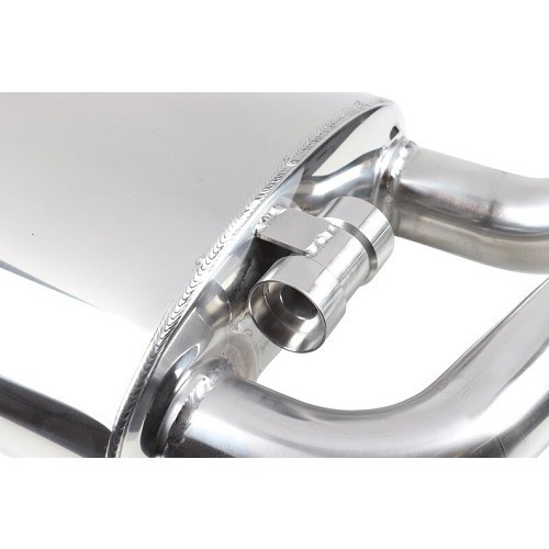 DANSK "Supersound" sports silencer in stainless steel for Porsche 977 Carrera phase 2 - RS99704