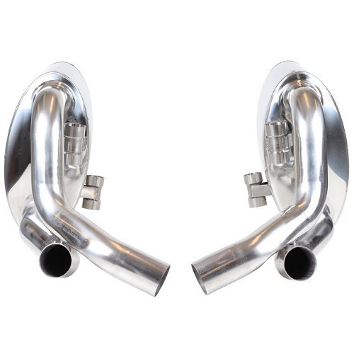  Silenziatore sportivo DANSK "Supersound" in acciaio inox per Porsche 977 Carrera fase 2 - RS99704 