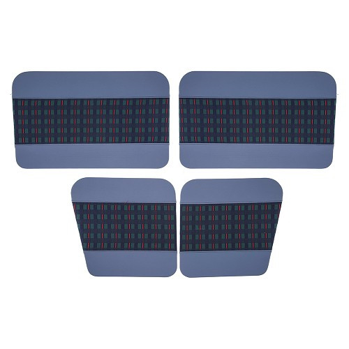  Set van 4 deurpanelen voor Renault 4 "le Clan" (05/1986-12/1992) - RT20014 