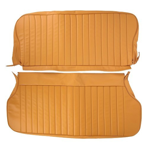 Set of front and rear seat covers for Renault 4 (10/1961-01/1978) - Camel - RT20028