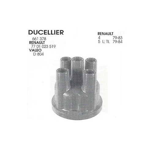  Testa dell'accenditore Ducellier 661378 per Renault 4L - RT40030 