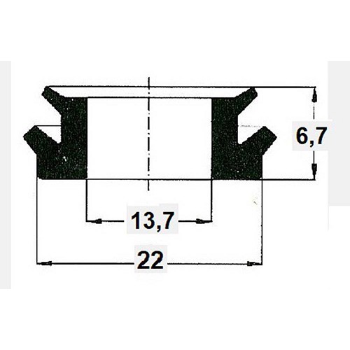  Hauptbremszylinder für Renault 4 (09/1972-12/1993) - 22mm - RT40250 